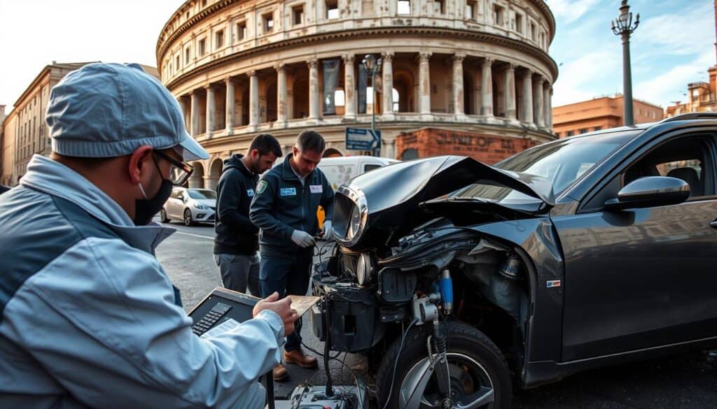 eksperci ds. kolizji drogowych Rzym Wlochy Rzeczoznawca Samochodowy MOTOEXPERT