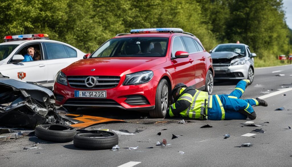 wypadek drogowy w Niemczech, odszkodowanie, pomoc prawna