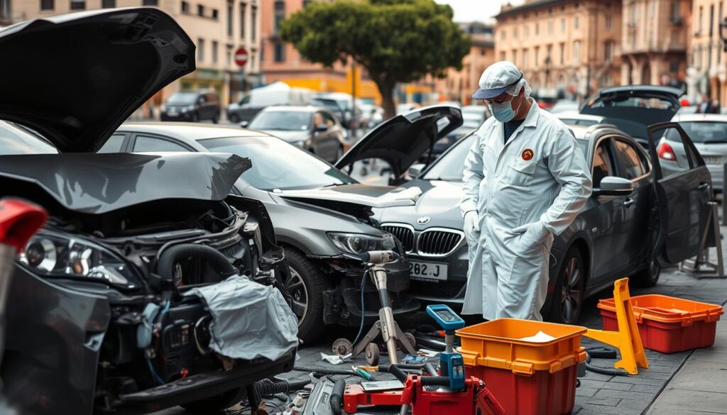 ekspertyzy pojazdów po wypadkach rzym wlochy rzeczoznawca samochodowy motoexpert