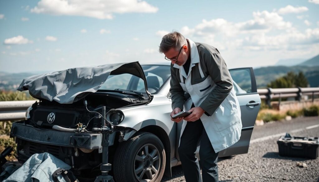 auto unfall geschädigter gutachten italen motoexpert