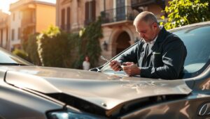 vehicle collision damage evaluation italy motoexpert